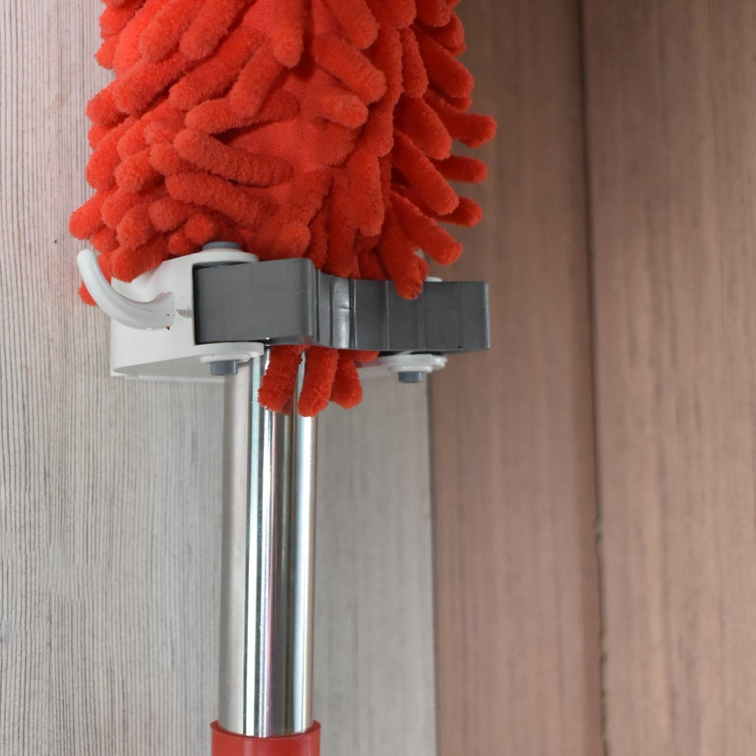 Invisible Mop Hanger used in all kinds of place like houses, offices, general stores for holding and hanging various mops and stuffs easily. thumbnail 3