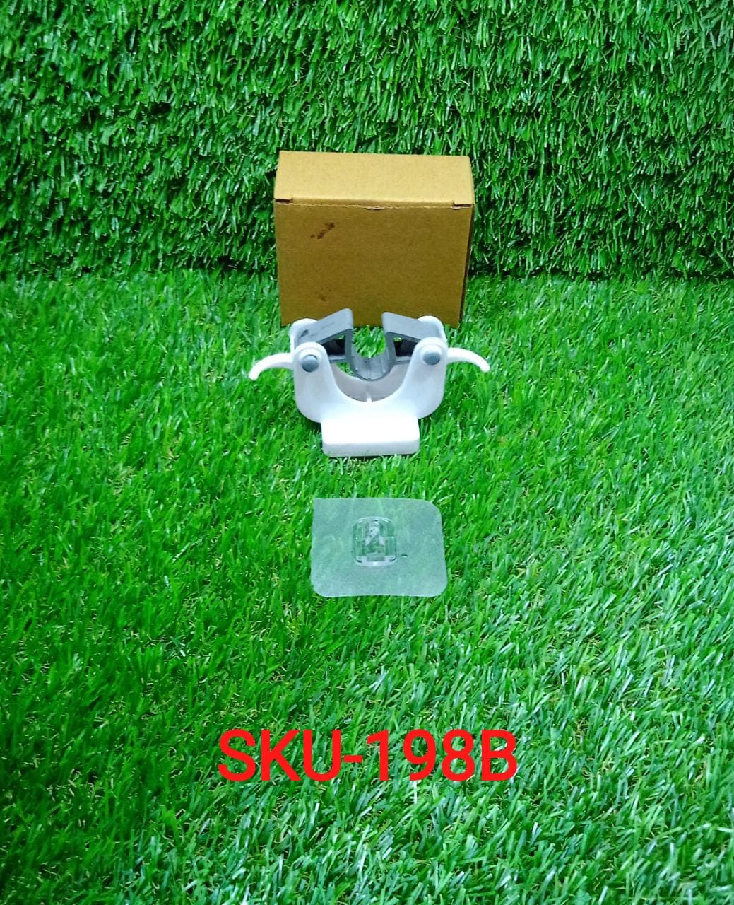 Invisible Mop Hanger used in all kinds of place like houses, offices, general stores for holding and hanging various mops and stuffs easily. thumbnail 8