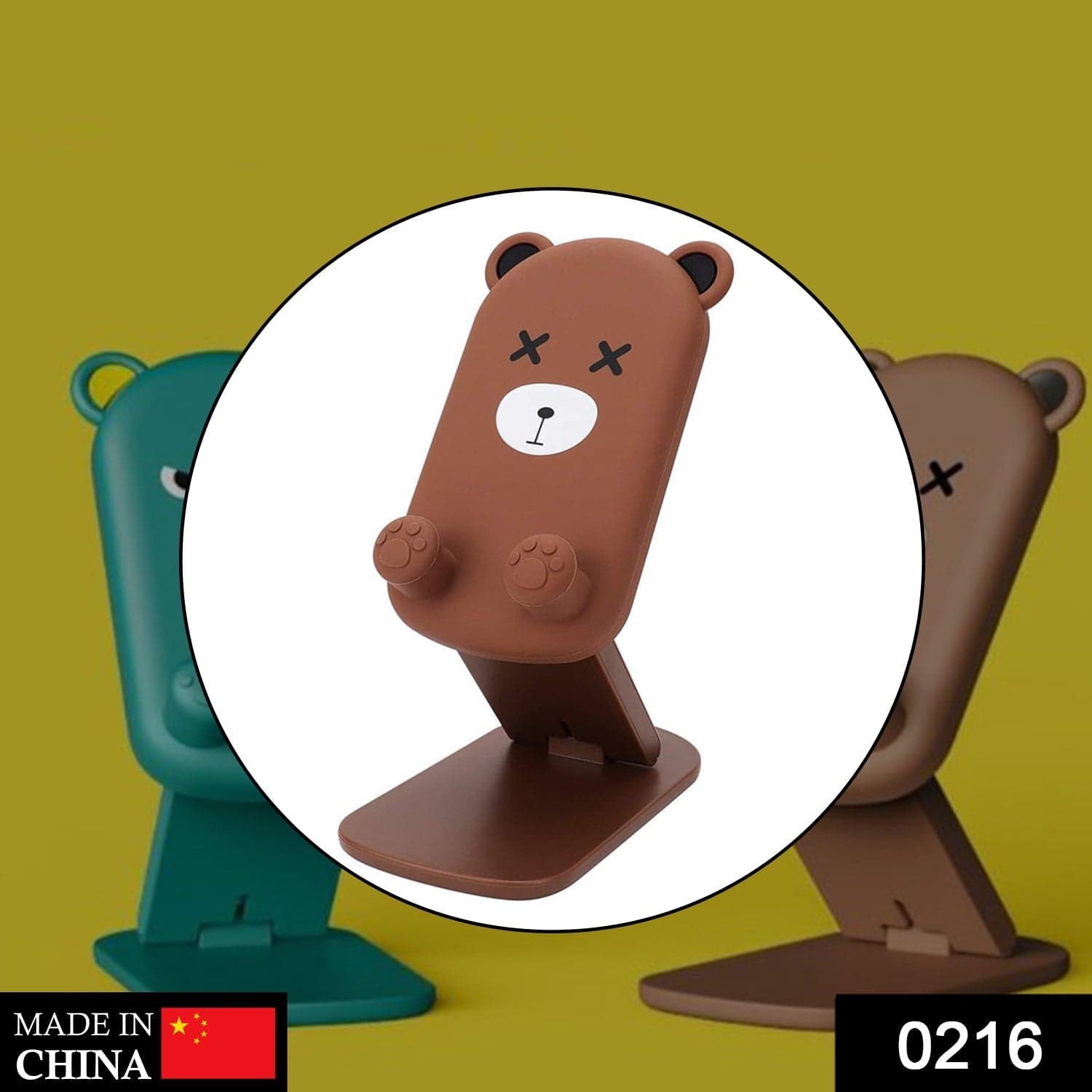 Cute Cartoon Design Multi-Angle Adjustable Foldable Mobile Stand thumbnail 2