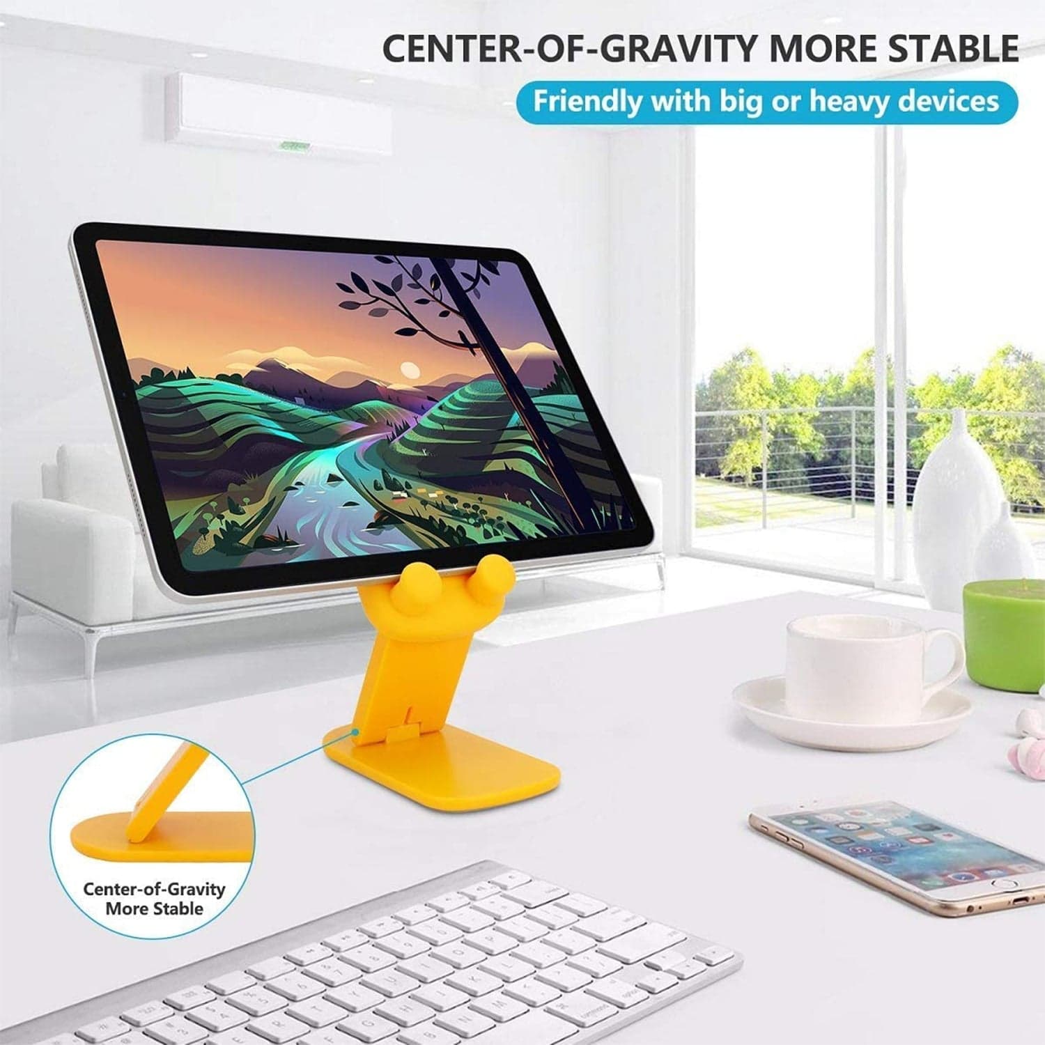 Cute Cartoon Design Multi-Angle Adjustable Foldable Mobile Stand thumbnail 3