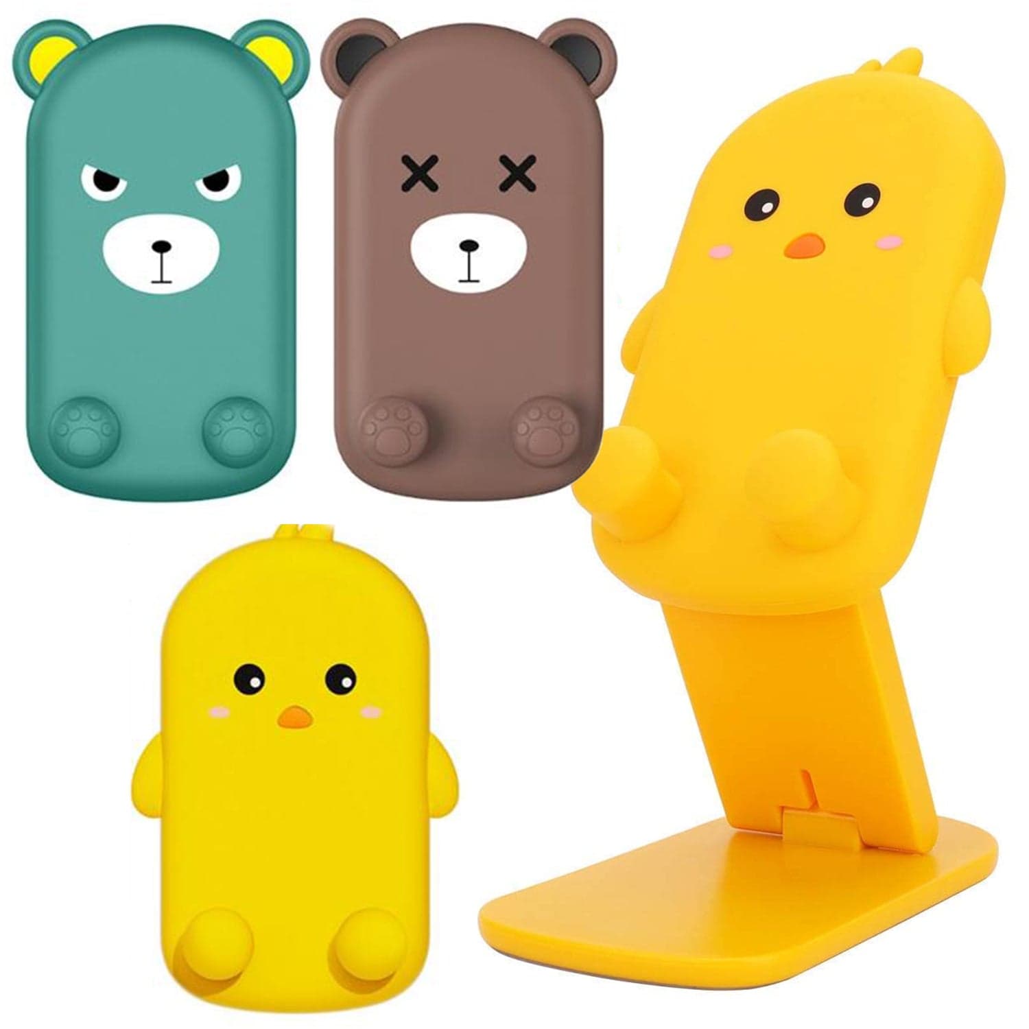 Cute Cartoon Design Multi-Angle Adjustable Foldable Mobile Stand thumbnail 4