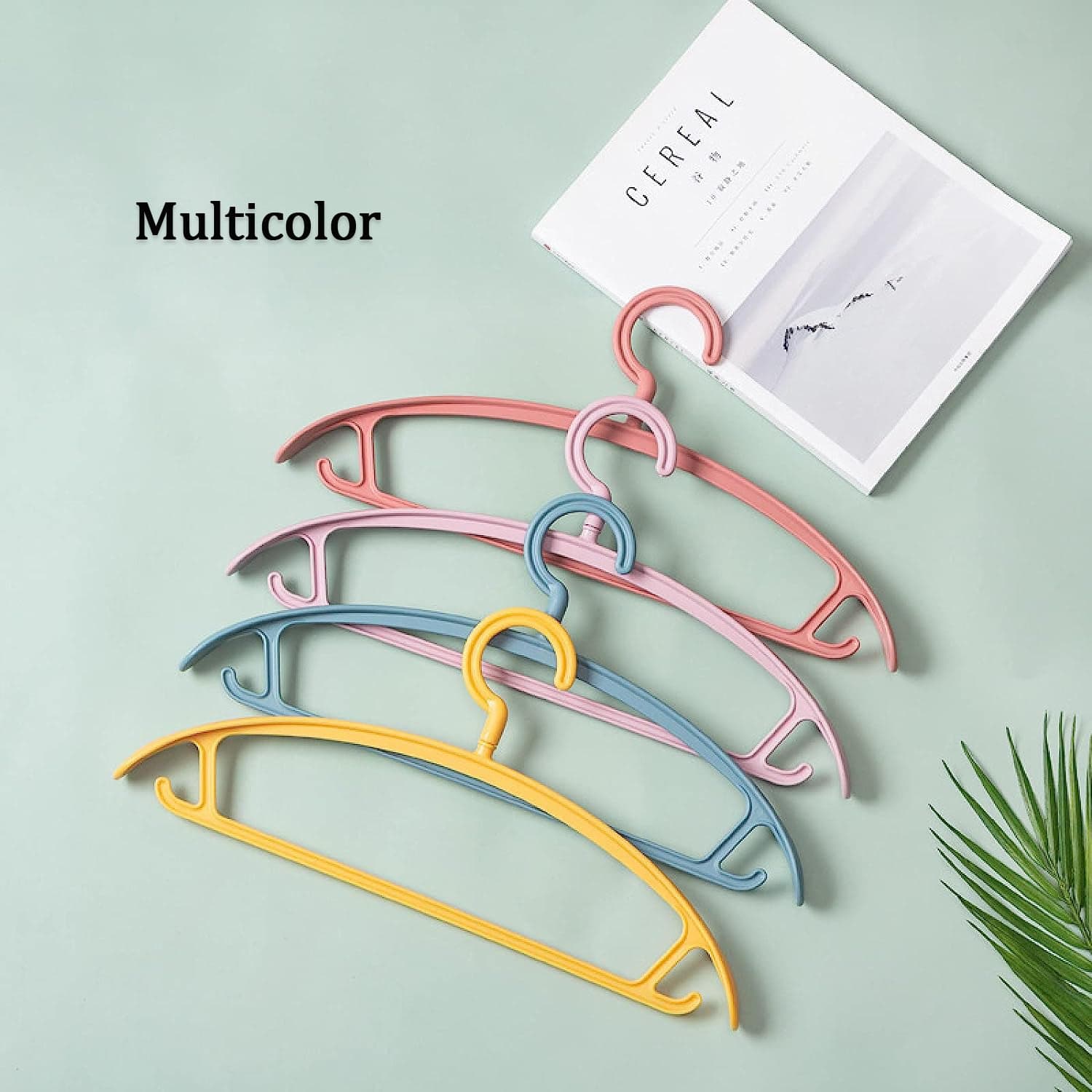 Plastic Clothes Hangers, Slim & Durable Space-Saving Hangers (10 Pack) thumbnail 6