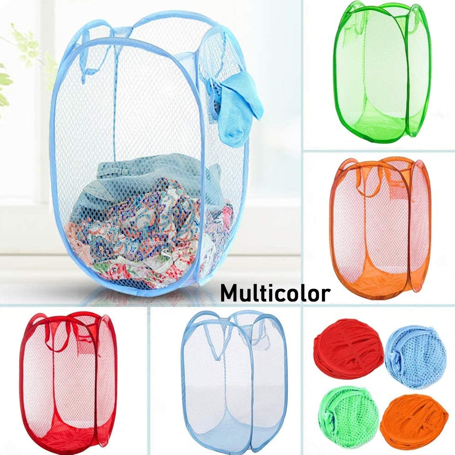 Foldable Laundry Basket ,Storage Box ,Multipurpose Basket thumbnail 6