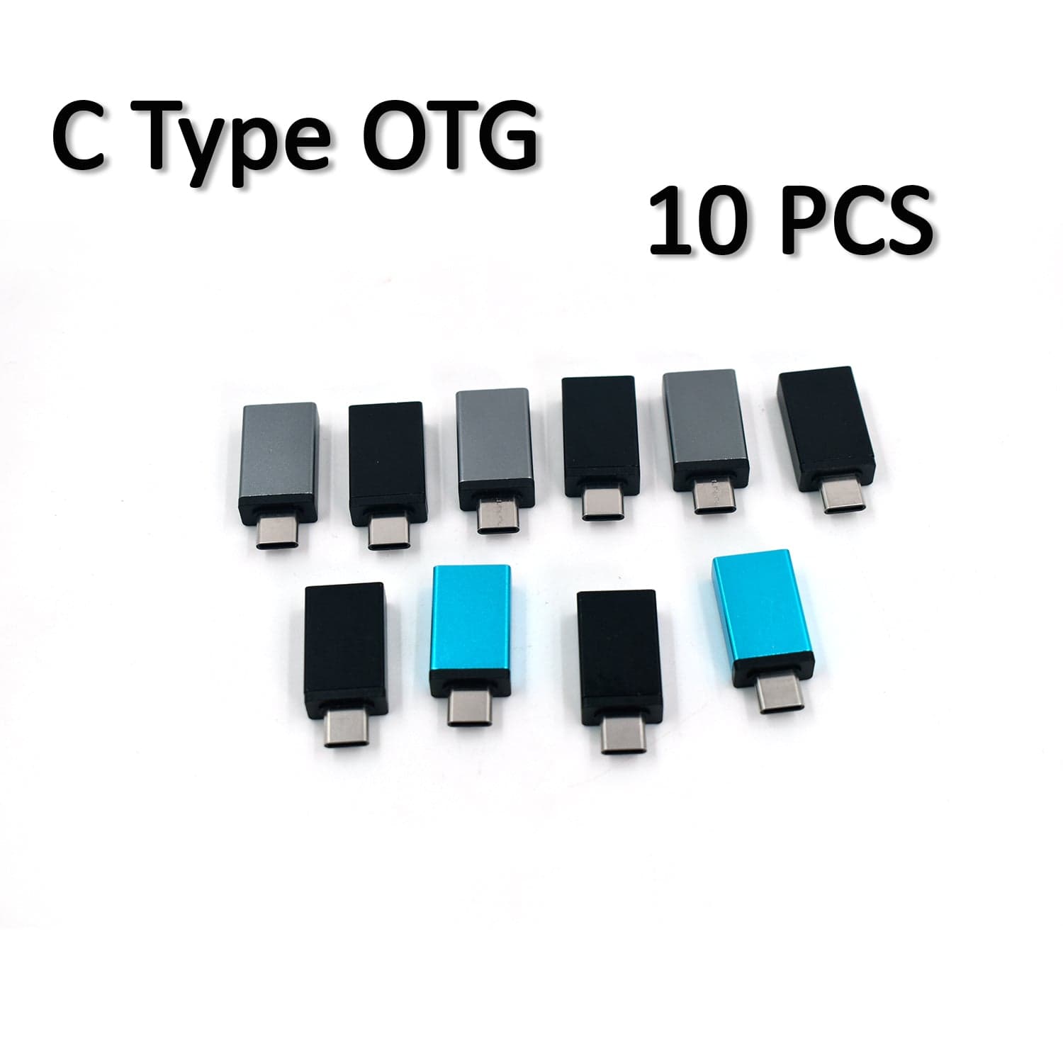 OTG Type C & USB to Micro USB Adapter for Android Mobile Smart Phones & Tablets With Zip Pouch (Pack of 20) thumbnail 5