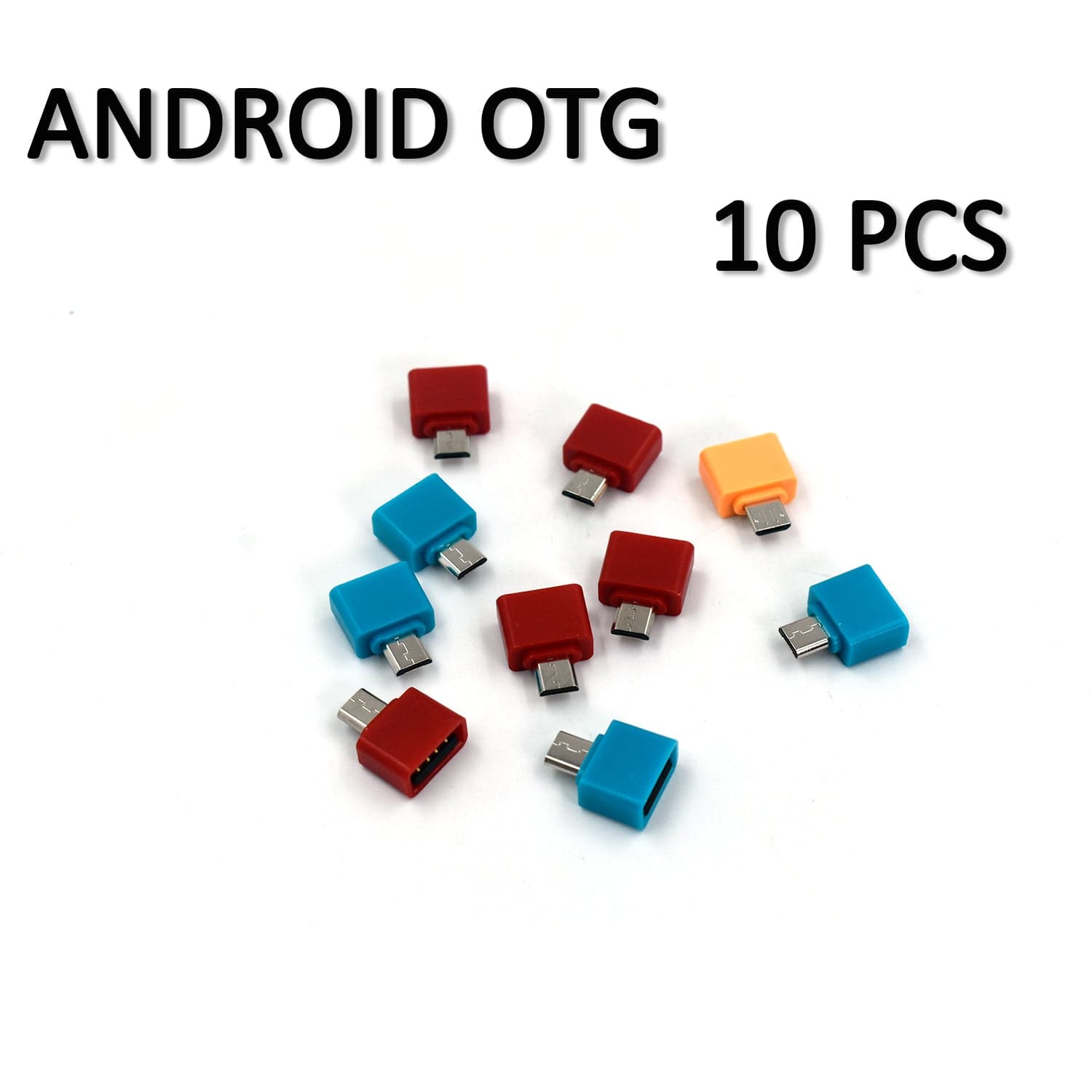 OTG Type C & USB to Micro USB Adapter for Android Mobile Smart Phones & Tablets With Zip Pouch (Pack of 20) thumbnail 6