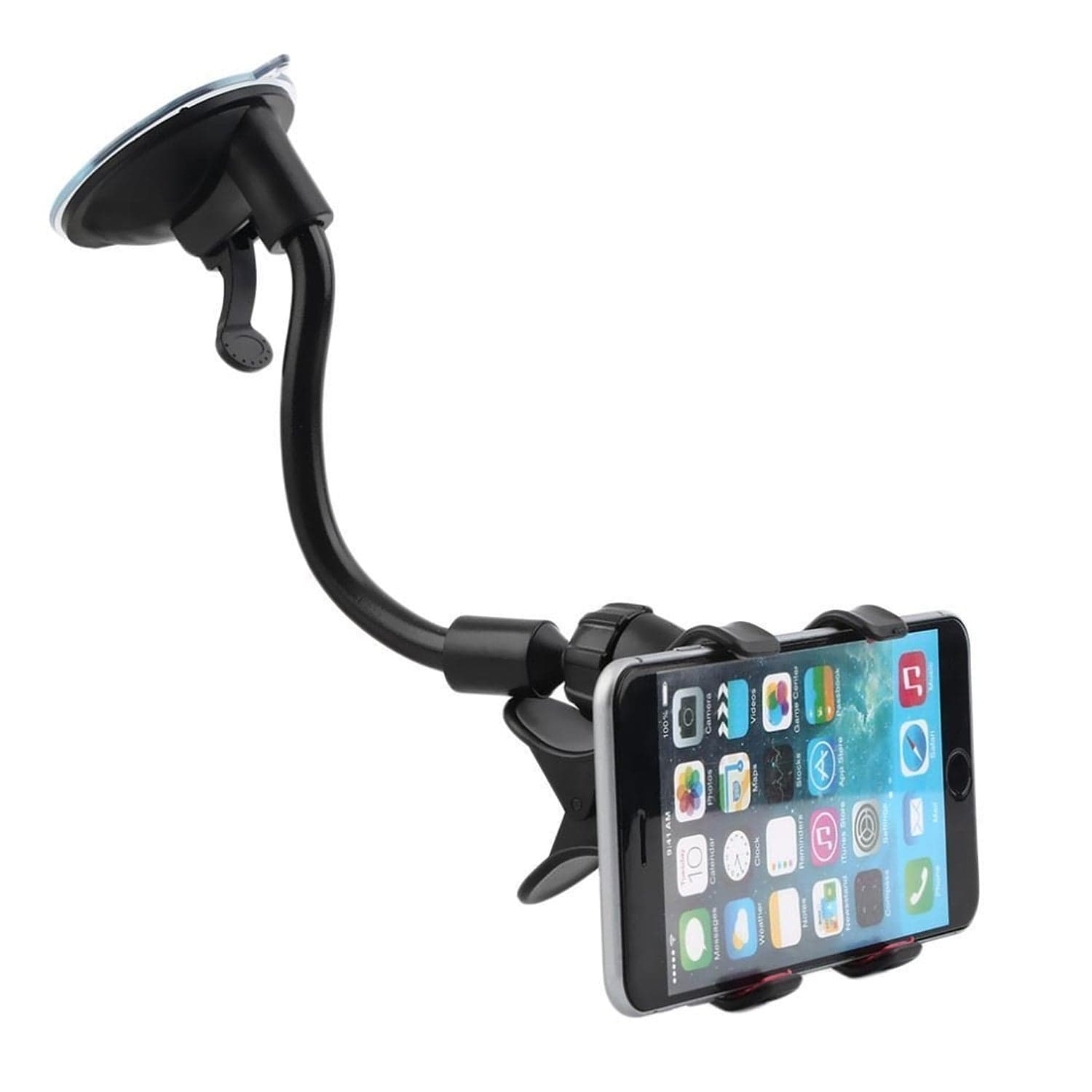 Flexible Mobile Stand Multi Angle Adjustment with 360 Degree Adjustment For Car & Home Use Mobile Stand thumbnail 9