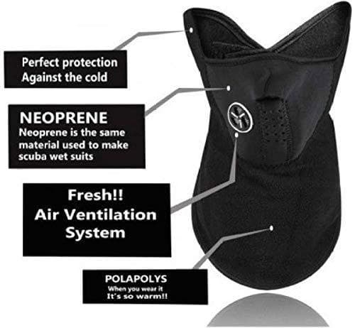 Bike Riding & Cycling Anti Pollution Dust Sun Protecion Half Face Cover Mask thumbnail 5