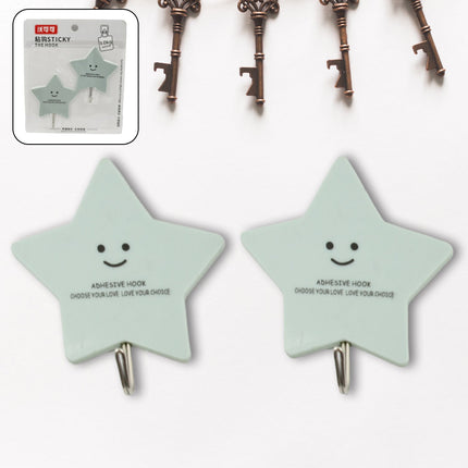 Multipurpose Strong Self-Adhesive Hooks â€“ Heavy Plastic Wall Hooks for Home, Kitchen & Office Use