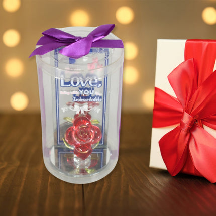 Lovely Rose Showpiece â€“ Romantic Gift Set for All Occasions (1 Pc)