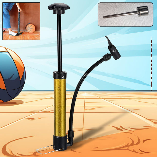 Mini Hand Air Pump â€“ Portable Metal High-Pressure Inflator for Sports (1 Pc)