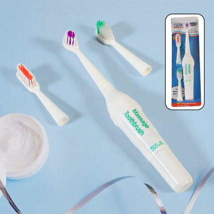 Electric Toothbrush for Adults & Teens â€“ Deep Cleansing, Battery Operated (Battery Not included)