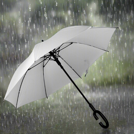 Foldable UV & Rain Umbrella with C-Shaped Handle â€“ Kids (1 Pc / Mix Color)