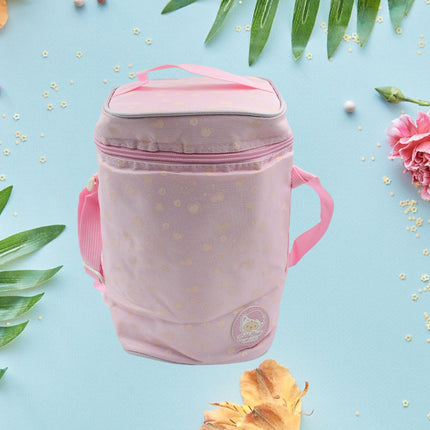 Cute Animal Zip Lunch Bag with Adjustable Strap â€“ Reusable & Durable (1 Pc)