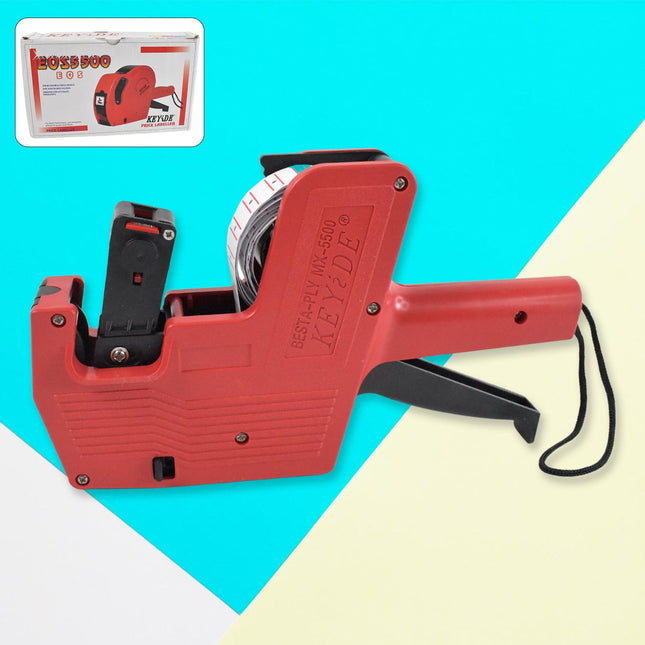 Handheld 8-Digit Plastic Price Tag Gun â€“ Ideal for Retail & Market Price Tagging
