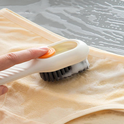 Multifunctional Scrubbing Brush with Built-In Soap Dispenser