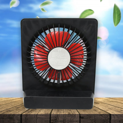 Portable Desk Fan â€“ 1 Speed Setting, Personal Table Fan for Office, School & Home Use (1 Pc)