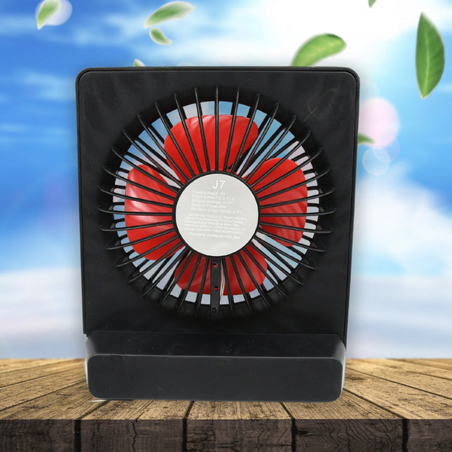 Portable Desk Fan â€“ 1 Speed Setting, Personal Table Fan for Office, School & Home Use (1 Pc)