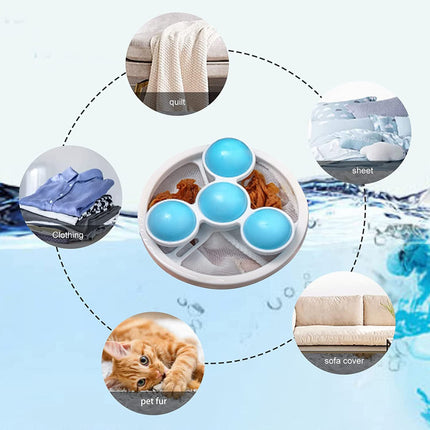 Floating Laundry Ball Lint Catcher â€“ Reusable Hair & Fur Filter (1 Pc)
