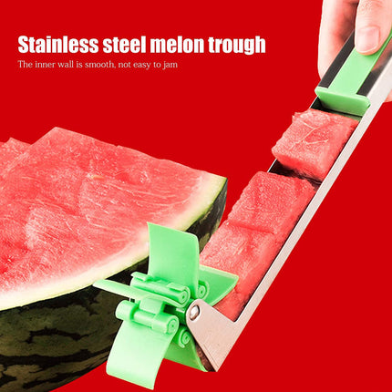 Stainless Steel Washable Watermelon Cutter â€“ Windmill Slicer & Peeler