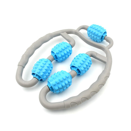 Muscle Massage Roller for Leg Soreness & Relaxation (5 Wheels, 1 Pc)
