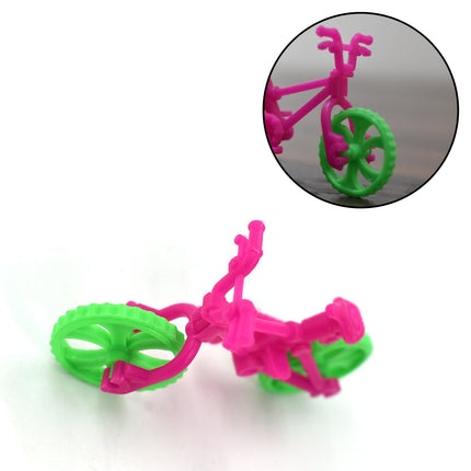 Set of 30 miniature bicycles for kidsâ€™ entertainment