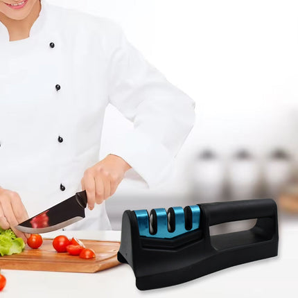 Kitchen Knife Sharpener â€“ Handheld for Chefs & Serrated Knives (1 Pc, Chopper Not Included)
