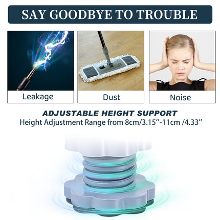 Washing machine support, anti vibration washing machine support adjustable washer anti vibrasion pads, washer & dryer pedestals,Â Washing Machine Accessory Anti- Skid Pad PVC Lifting Pad Non-Slip ( 1 Pc )