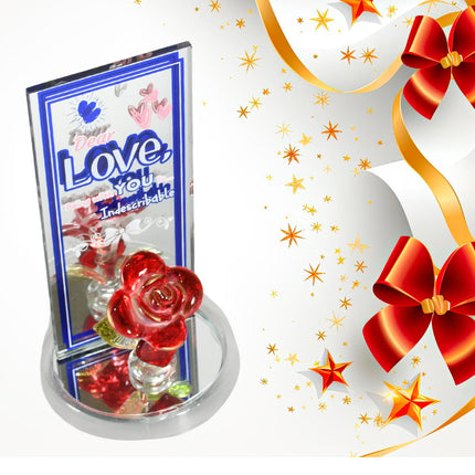 Lovely Rose Showpiece â€“ Romantic Gift Set for All Occasions (1 Pc)