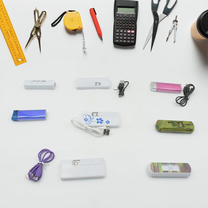 Stylish Electric USB Gadget for Men & Women (Rechargeable, Windproof)