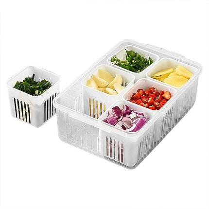 Fridge Storage Box â€“ Freezer & Kitchen Organizer for Vegetables & Food (1 Pc)
