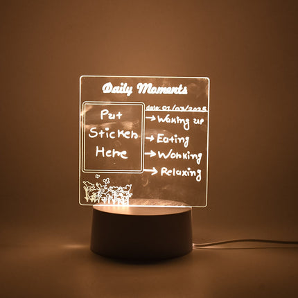 Creative Visualization Lamp 3 DÂ Acrylic Decorative Lamp (1 Pc)