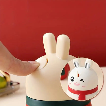 Rabbit Shape Press-Type Toothpick Dispenser – Cute & Durable Tabletop Accessory