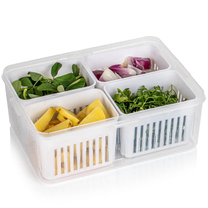 Fridge Storage Box â€“ Freezer & Kitchen Organizer for Vegetables & Food (1 Pc)