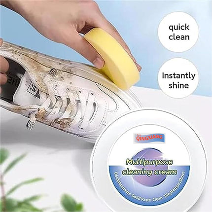 Shoe Cleaning Cream â€“ Stain Remover for Sneakers, White Rubber Sole & Polish (260g)