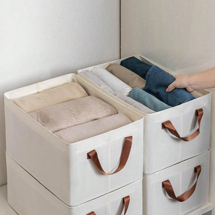 Cloth storage baskets, closet storage bins (42Ã—28 Cm)