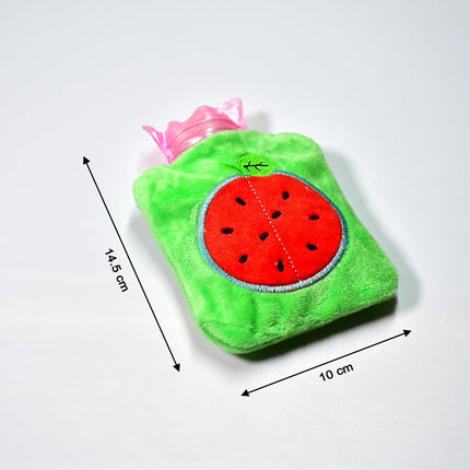 Watermelon Small Hot Water Bag with Cover â€“ Pain Relief Warmer