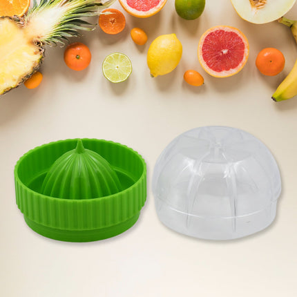 Manual Drink Orange Lemon Citrus Lime Fruit Juice Juicer Squeezer, BPA Free, Press & Pourer With Lid Plastic ManualÂ (1 Pc)