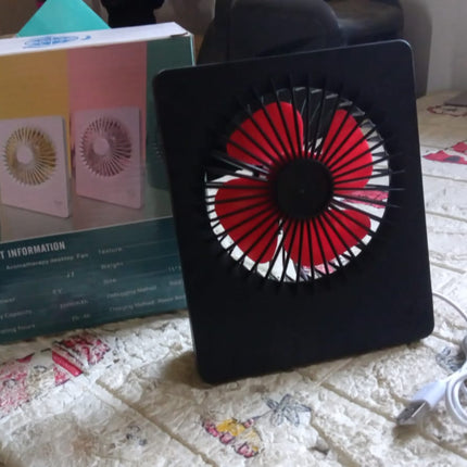Portable Desk Fan â€“ 1 Speed Setting, Personal Table Fan for Office, School & Home Use (1 Pc)