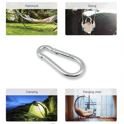 Stainless Steel Snap Hook (8Ã—80 MM / 1 Pc)