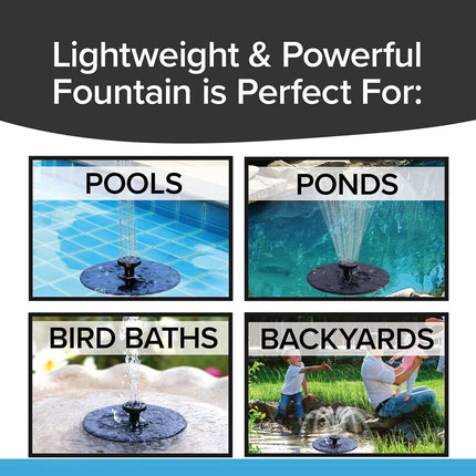 Fast Fountain – One-of-a-Kind Solar-Powered Water Feature for Your Garden