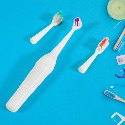 Electric Toothbrush for Adults & Teens â€“ Deep Cleansing, Battery Operated (Battery Not included)