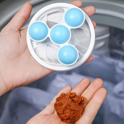 Floating Laundry Ball Lint Catcher â€“ Reusable Hair & Fur Filter (1 Pc)