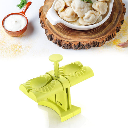 Double Head Dumpling Maker Mold â€“ Easy Tool for Making Dumplings, Press Mold Kitchen Accessory
