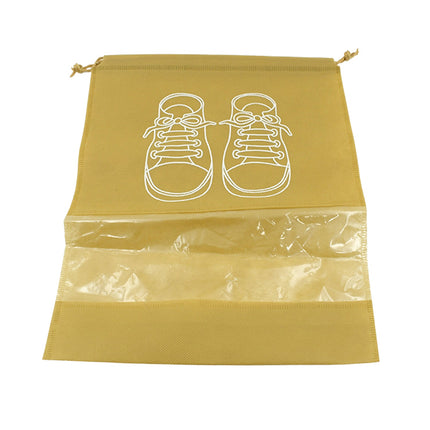 Foldable Waterproof Travel Shoe Bag with Transparent Window – Multi-Purpose Beach, Closet & Luggage Organizer