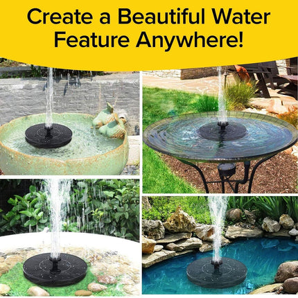 Fast Fountain – One-of-a-Kind Solar-Powered Water Feature for Your Garden