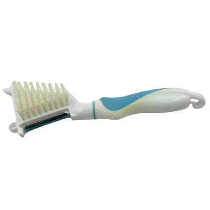 Multipurpose Peeler Brush â€“ Stainless Steel Peeler with Cleaning Brush (1 Pc)
