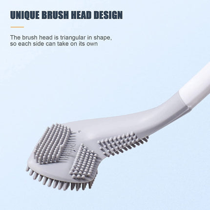Stylish golf toilet cleaner brush with a holder.