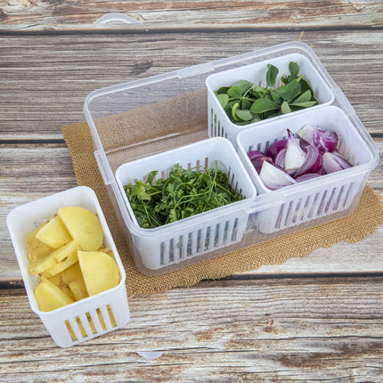 Fridge Storage Box â€“ Freezer & Kitchen Organizer for Vegetables & Food (1 Pc)
