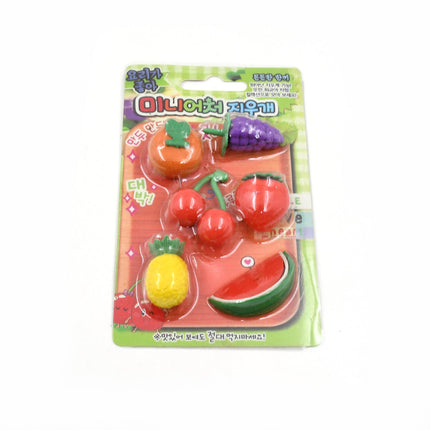 3D Mix Design Fancy & Colorful Erasers â€“ Cute Novelty Eraser Set for Kids & School Prize (1 Set)