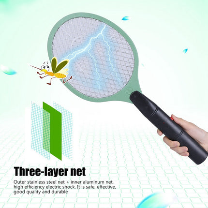 Rechargeable Mosquito Killer Racket â€“ Handheld Electric Fly Swatter with Cable (Quality Assured, with cable)